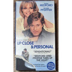 Up Close and Personal VHS, 1997 Michelle Pfeiffer Robert Redford Romance Vintage